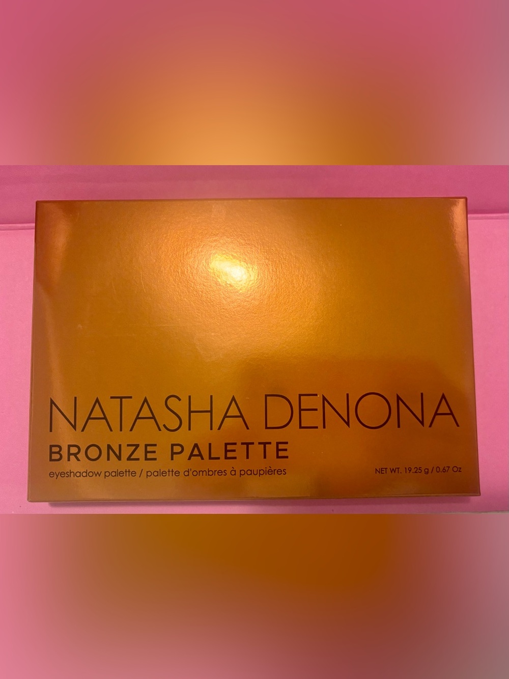 Natasha Denona Bronze eyeshadow palette.